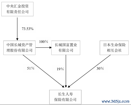 （注：来自永生东谈主寿2025年Q3偿付能力呈报，中央汇金捏有长城资管比例未更新）